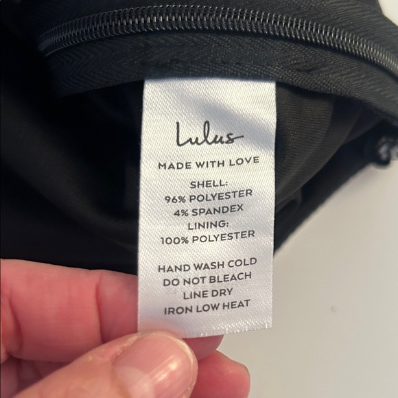 Lulus Set for Perfection Black White Color Block Two Piece Jumpsuit Size Small - Picture 12 of 13